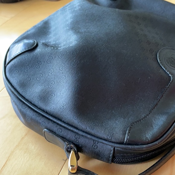 GUCCI 80s black monogram shoulder bag - Picture 12 of 12